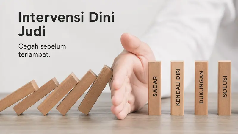 Temuan Studi: Efektivitas Intervensi Dini dalam Mengurangi Kerugian Judi